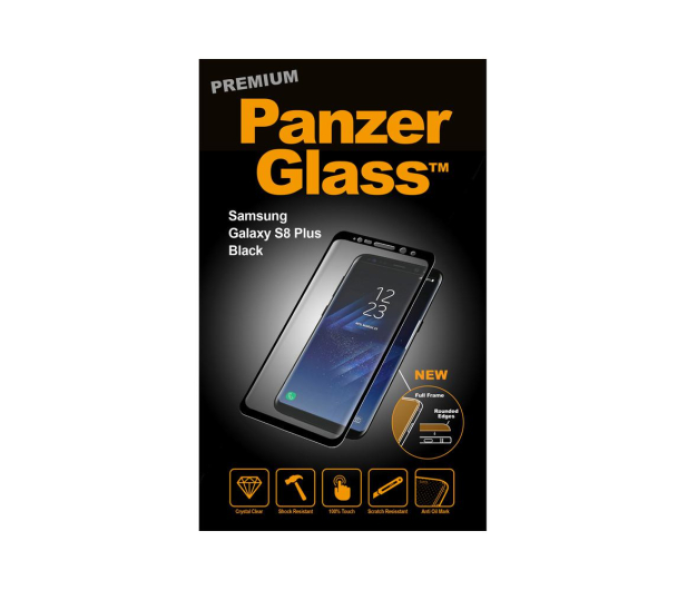 Szkło do SAMSUNG S8+ czarne - 1388327 - zdjęcie 2